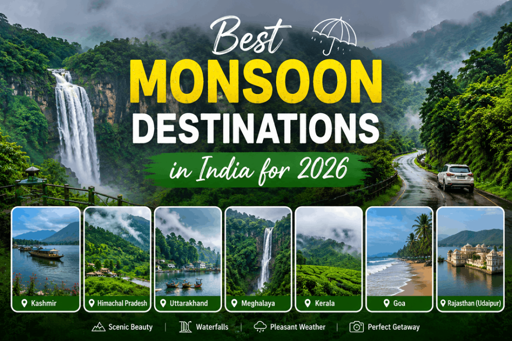 Best Monsoon Destinations in India for 2026
